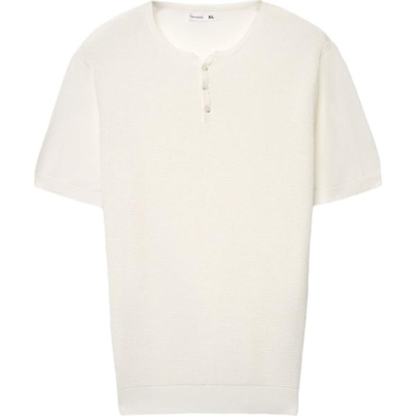 t-shirt Terranova bianco tinta unita