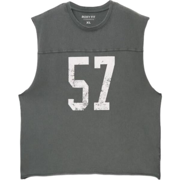 t-shirt Terranova grigio con stampe