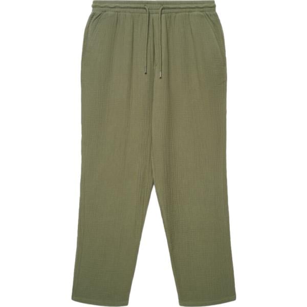 pantaloni Terranova verde tinta unita