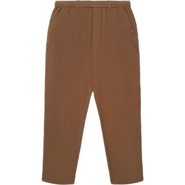pantaloni Terranova marrone tinta unita