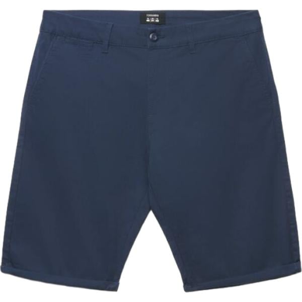 pantaloni corti Terranova blu tinta unita