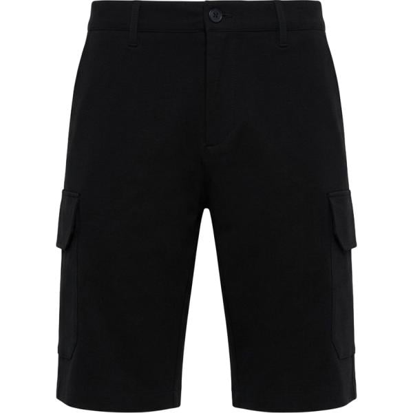 pantaloni corti Terranova nero tinta unita