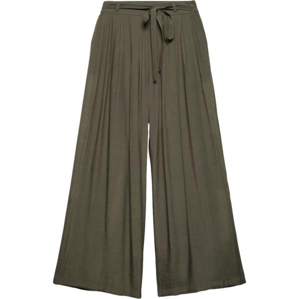pantaloni Terranova verde tinta unita