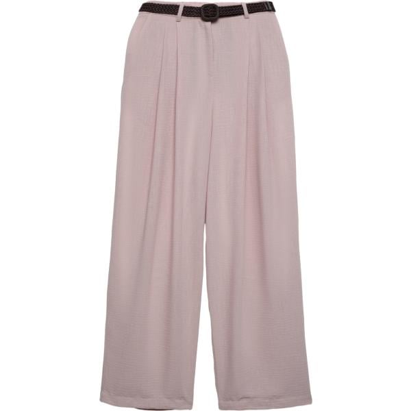 pantaloni Terranova viola tinta unita