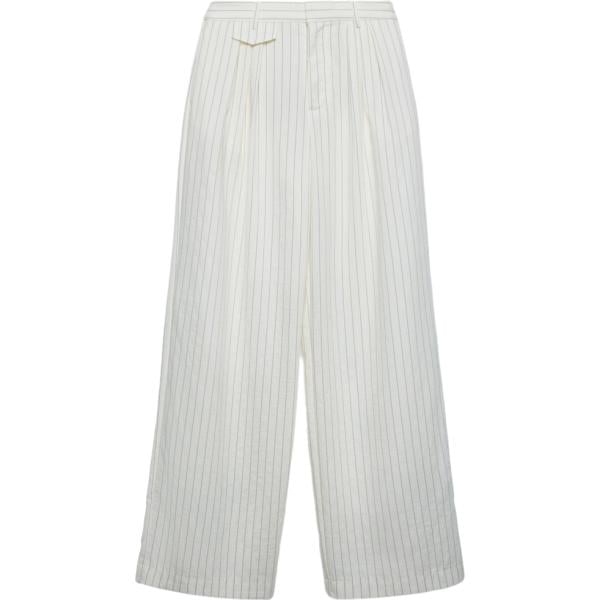 pantaloni Terranova bianco a righe