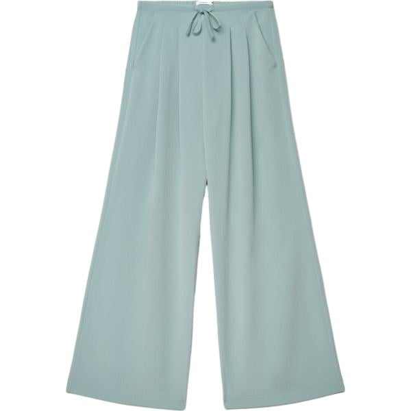 pantaloni Terranova verde tinta unita