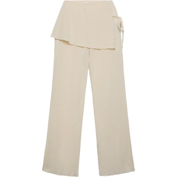 pantaloni Terranova bianco tinta unita