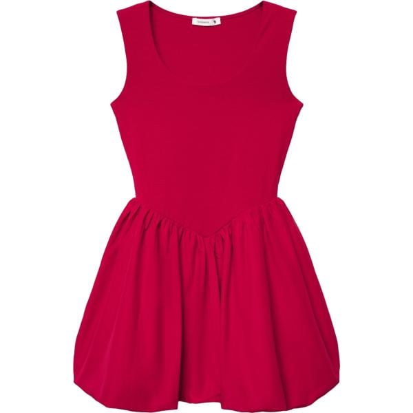 vestiti corti Terranova rosso tinta unita