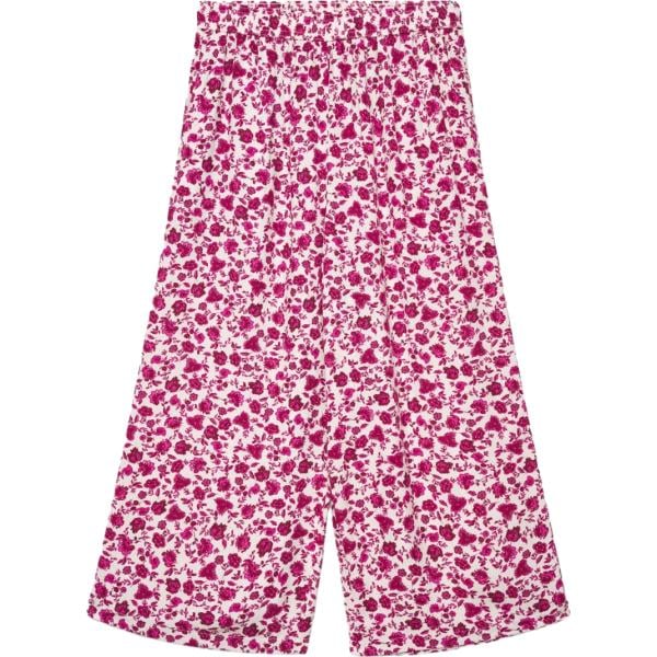 pantaloni a palazzo Terranova rosa a fiori