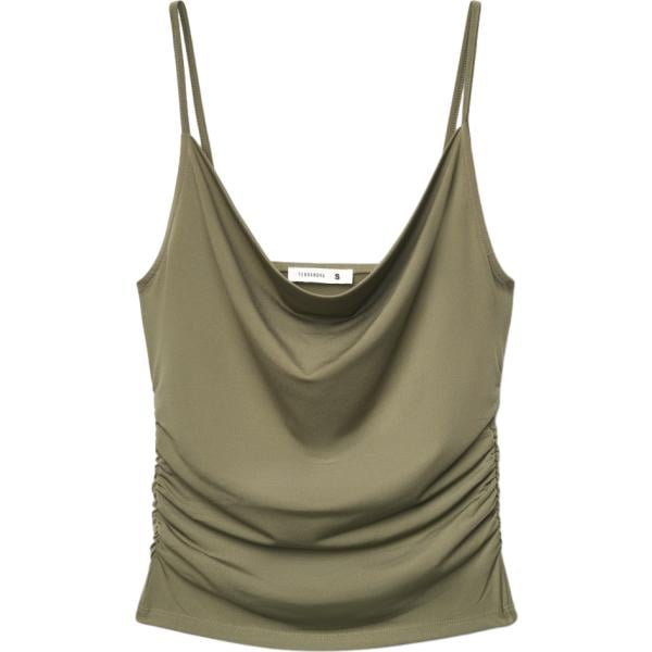 canottiere Terranova verde tinta unita