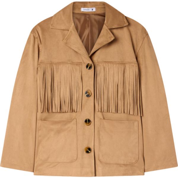 cappotti Terranova marrone tinta unita