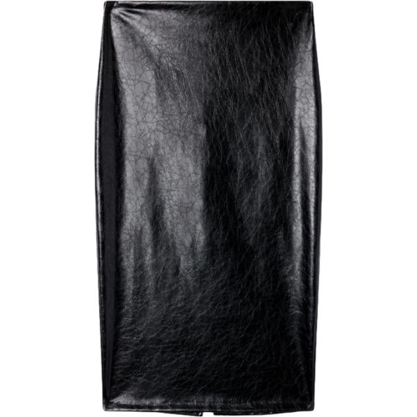 gonne longuette Terranova nero tinta unita