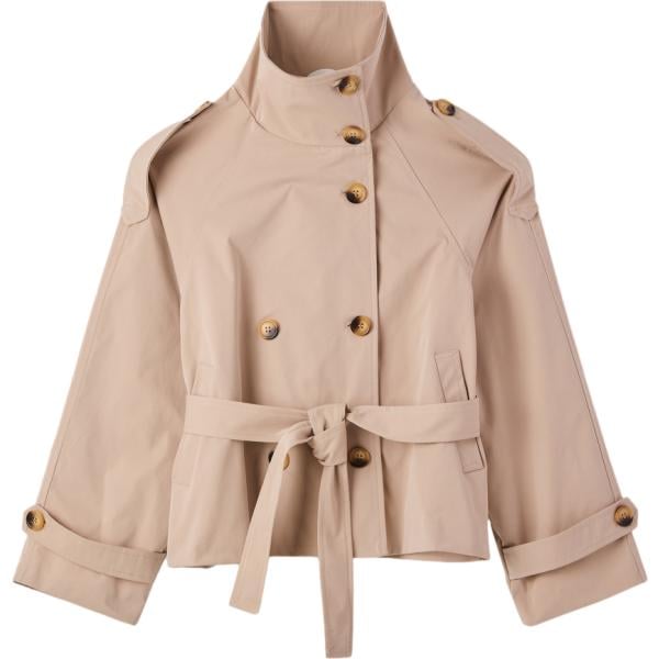 caban Terranova marrone tinta unita