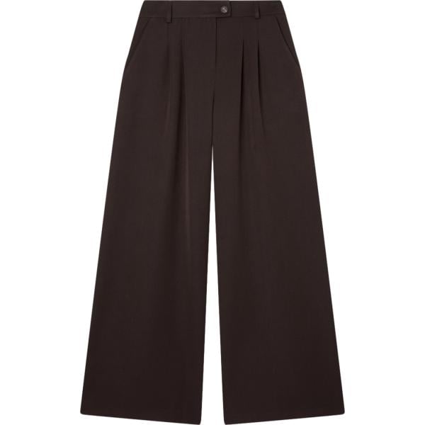 pantaloni Terranova marrone tinta unita