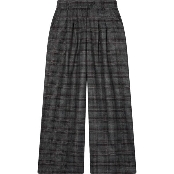 pantaloni Terranova grigio a quadri