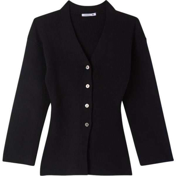 cardigans Terranova nero tinta unita