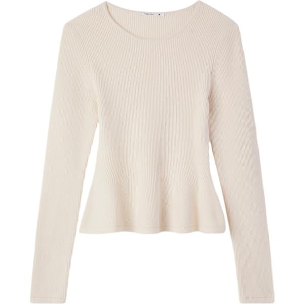 maglieria Terranova bianco tinta unita