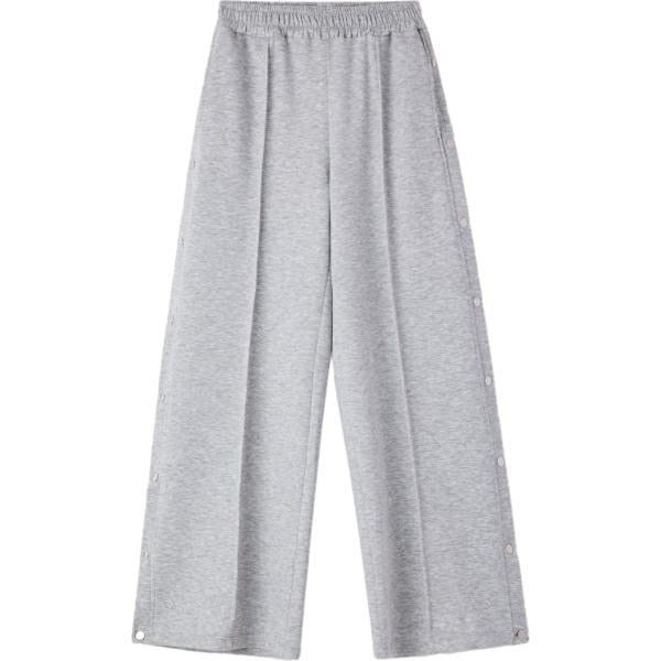 pantaloni Terranova grigio tinta unita