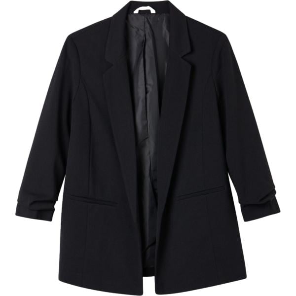 blazer Terranova nero tinta unita