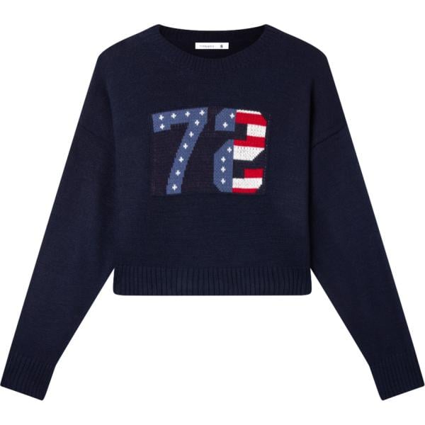 t-shirt Terranova blu con stampe