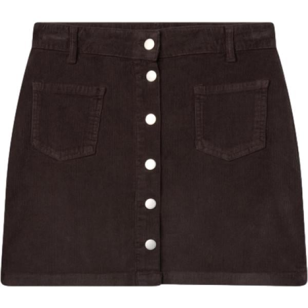 minigonne Terranova marrone tinta unita