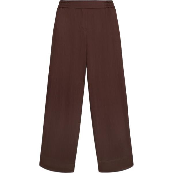 pantaloni Terranova marrone tinta unita