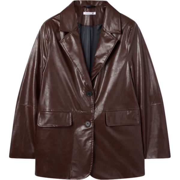 blazer Terranova marrone tinta unita