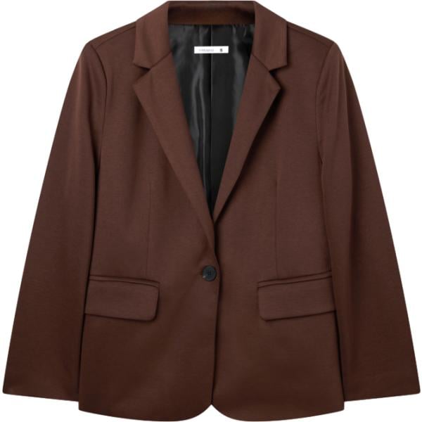 blazer Terranova marrone tinta unita