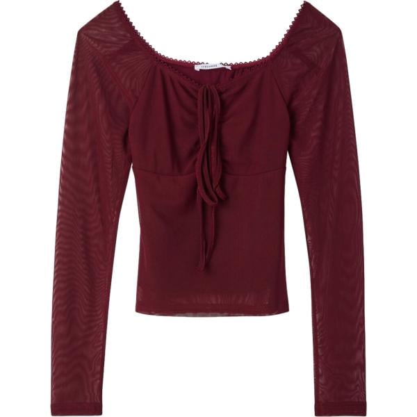 t-shirt Terranova rosso tinta unita