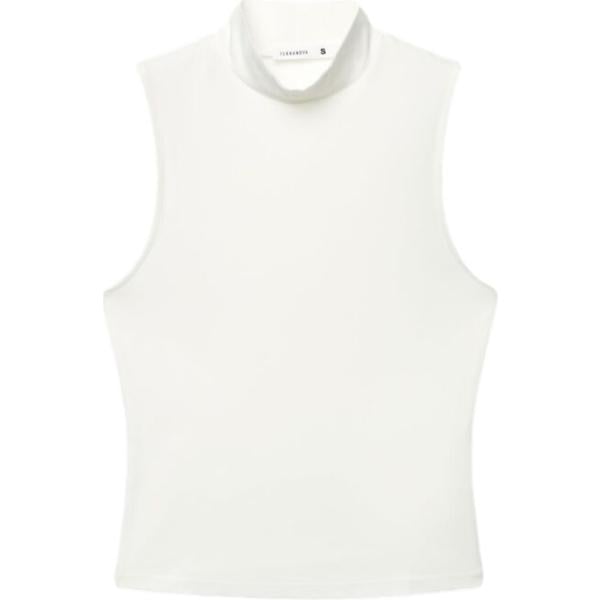 top Terranova bianco tinta unita