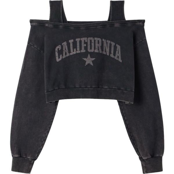 felpe Terranova nero con stampe