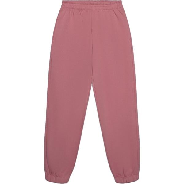 Pantaloni da donna in marrone chiaro lungo a vita alta Terranova