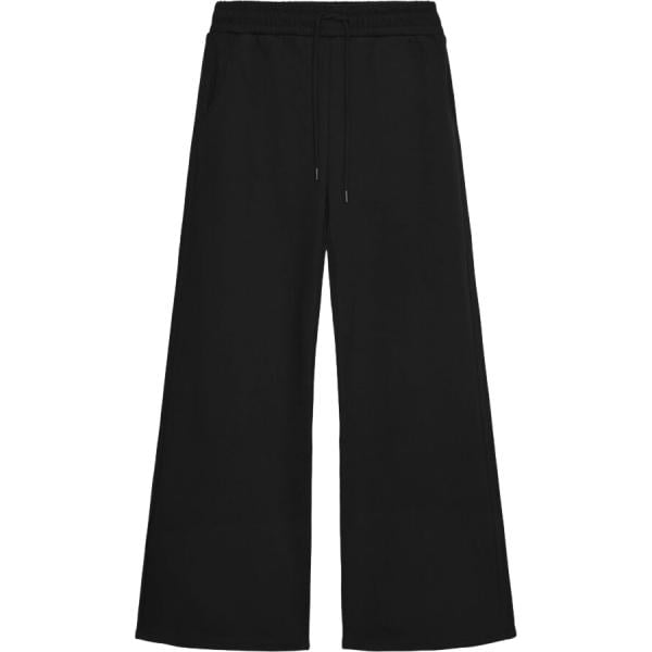 Pantaloni da donna in nero pece lungo con coulisse Terranova Terranova