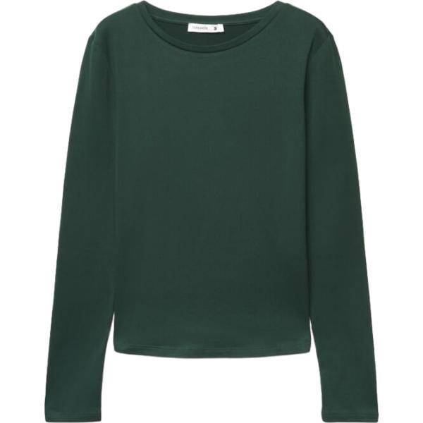t-shirt Terranova nero tinta unita
