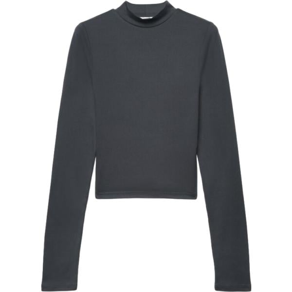 t-shirt Terranova grigio tinta unita