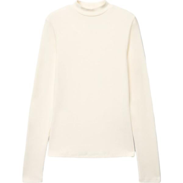 t-shirt Terranova bianco tinta unita