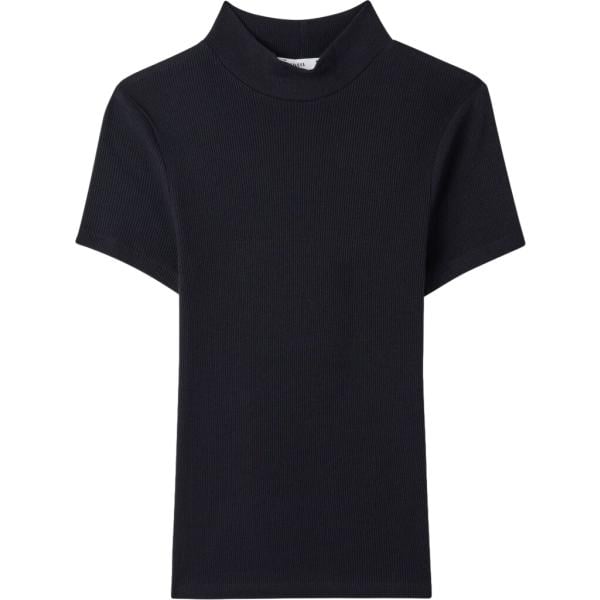 t-shirt Terranova nero tinta unita