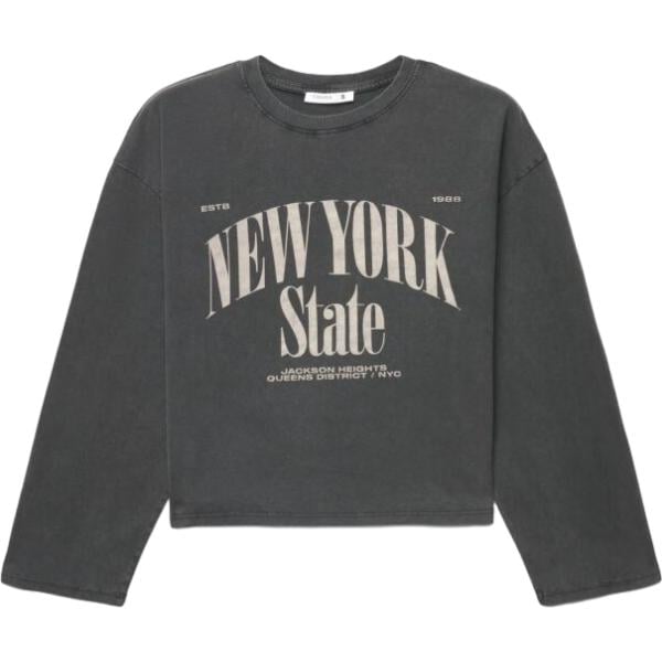 t-shirt Terranova grigio con stampe