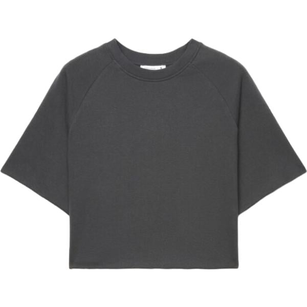 t-shirt Terranova grigio tinta unita