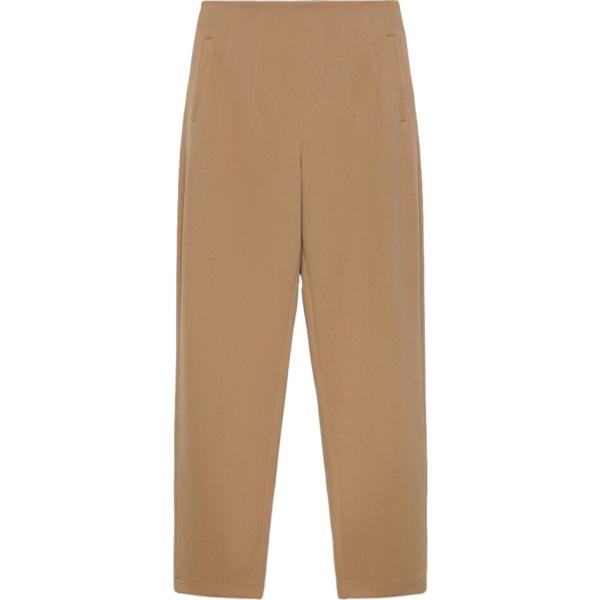 pantaloni Terranova marrone tinta unita
