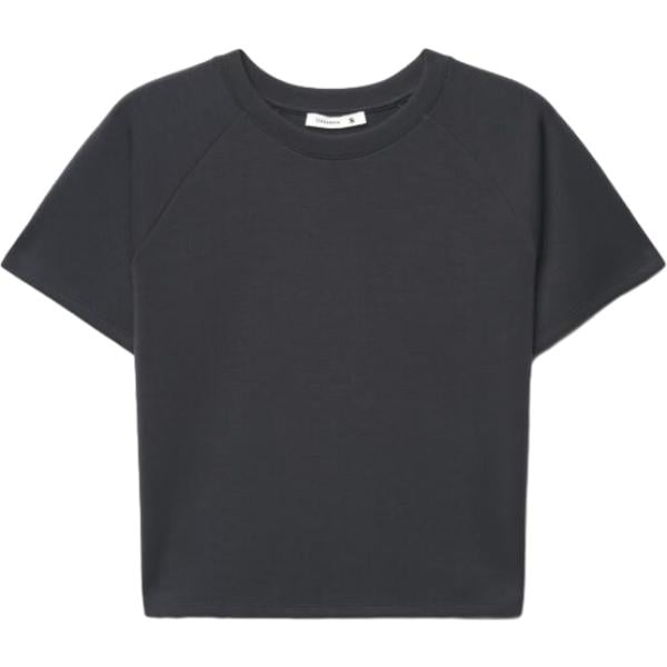 t-shirt Terranova grigio tinta unita