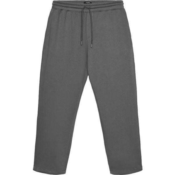 Pantaloni da uomo in grigio scuro lungo con coulisse Terranova