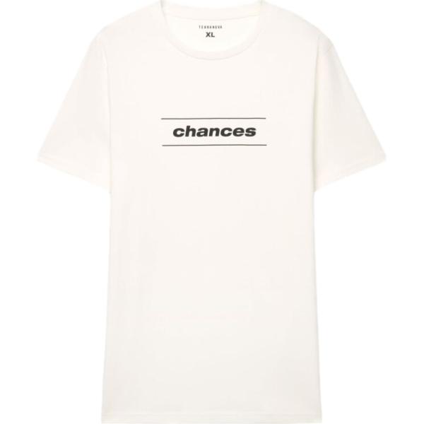 t-shirt Terranova bianco con stampe