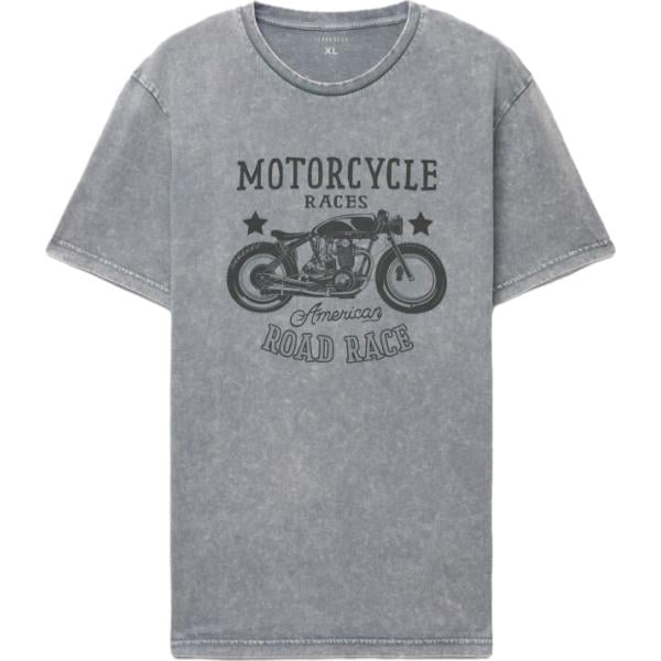 t-shirt Terranova grigio con stampe