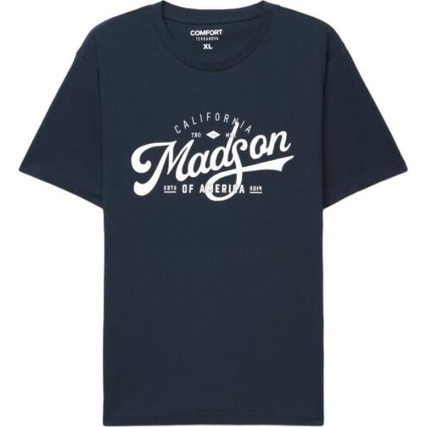 t-shirt Terranova blu con stampe