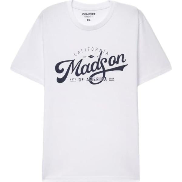 t-shirt Terranova bianco con stampe