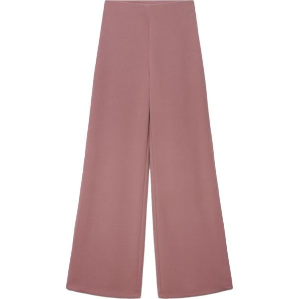 Pantaloni a palazzo da donna in rosa chiaro lungo Terranova Terranova