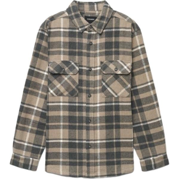 camicie Terranova grigio a quadri