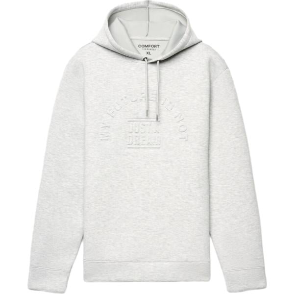 felpe con cappuccio Terranova grigio con stampe