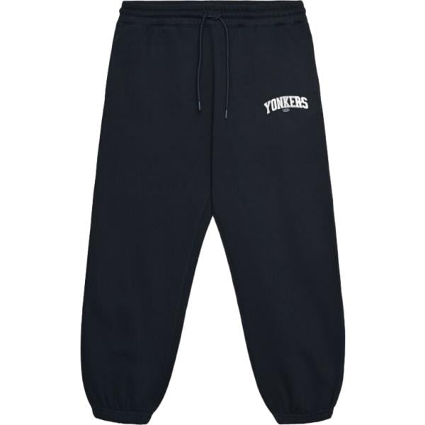 Pantaloni da uomo in nero pece con stampe lungo con coulisse Terranova